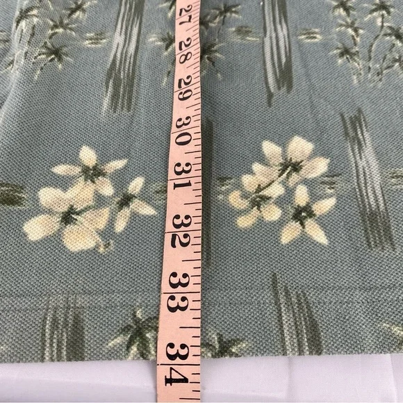 Tommy Bahama Vintage Men's 3 Button Polo Shirt flower Print Large (L) - Picture 6 of 6